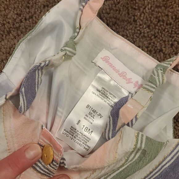 BONNIE BABY Pinstripe 2pc Dress Set - Picture 8 of 10